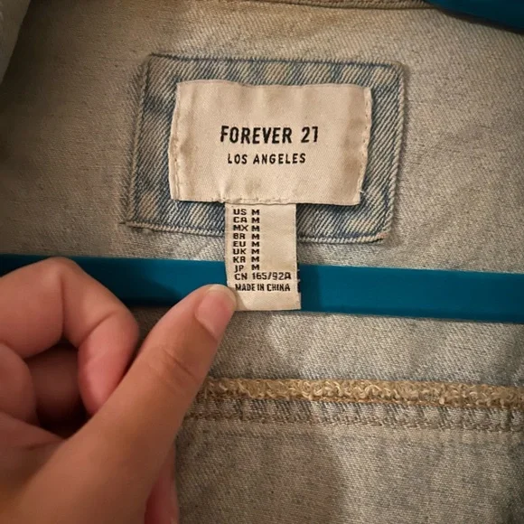 Forever 21 Blue Jean Jacket Classic Design - Picture 2 of 5